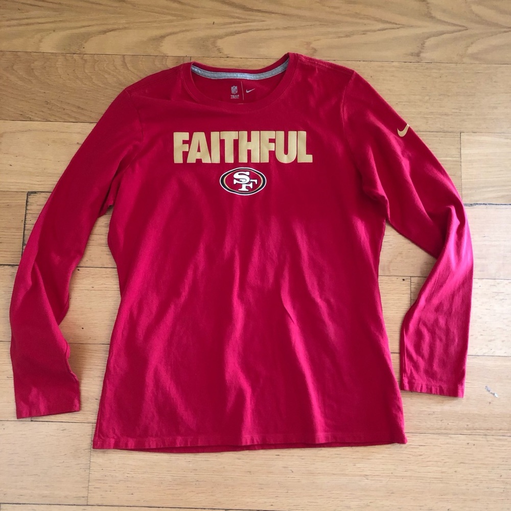 49ers FAITHFUL LONG SLEEVE SHIRT NIKE